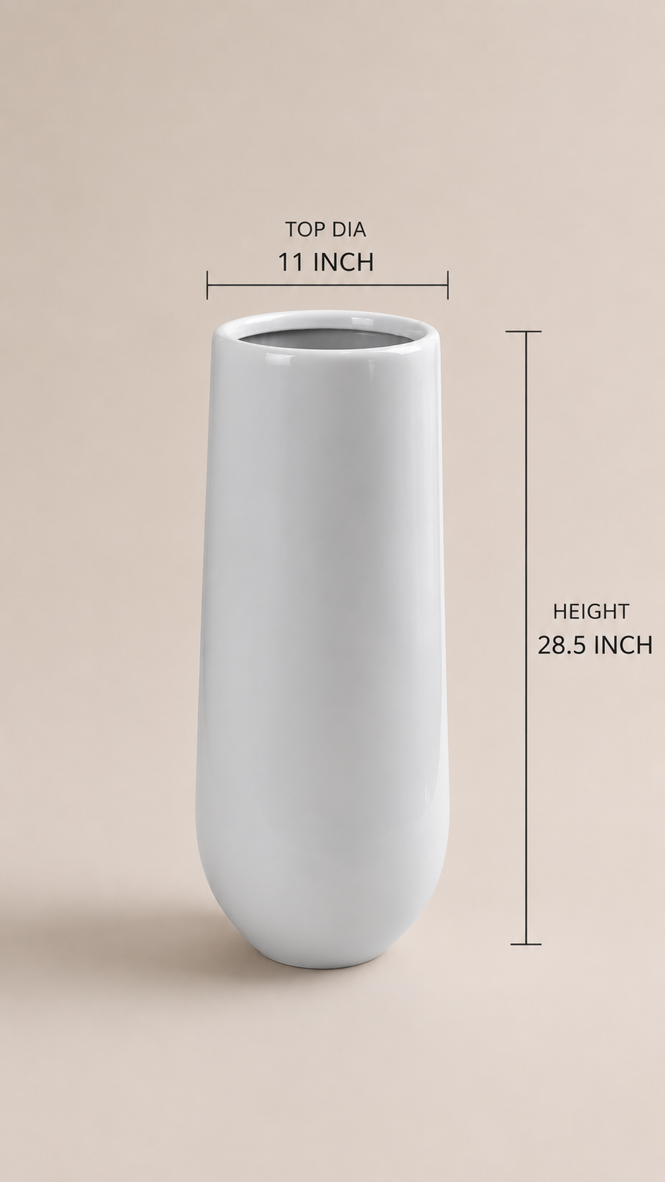 Cono Tall FRP Planter- Medium - Image